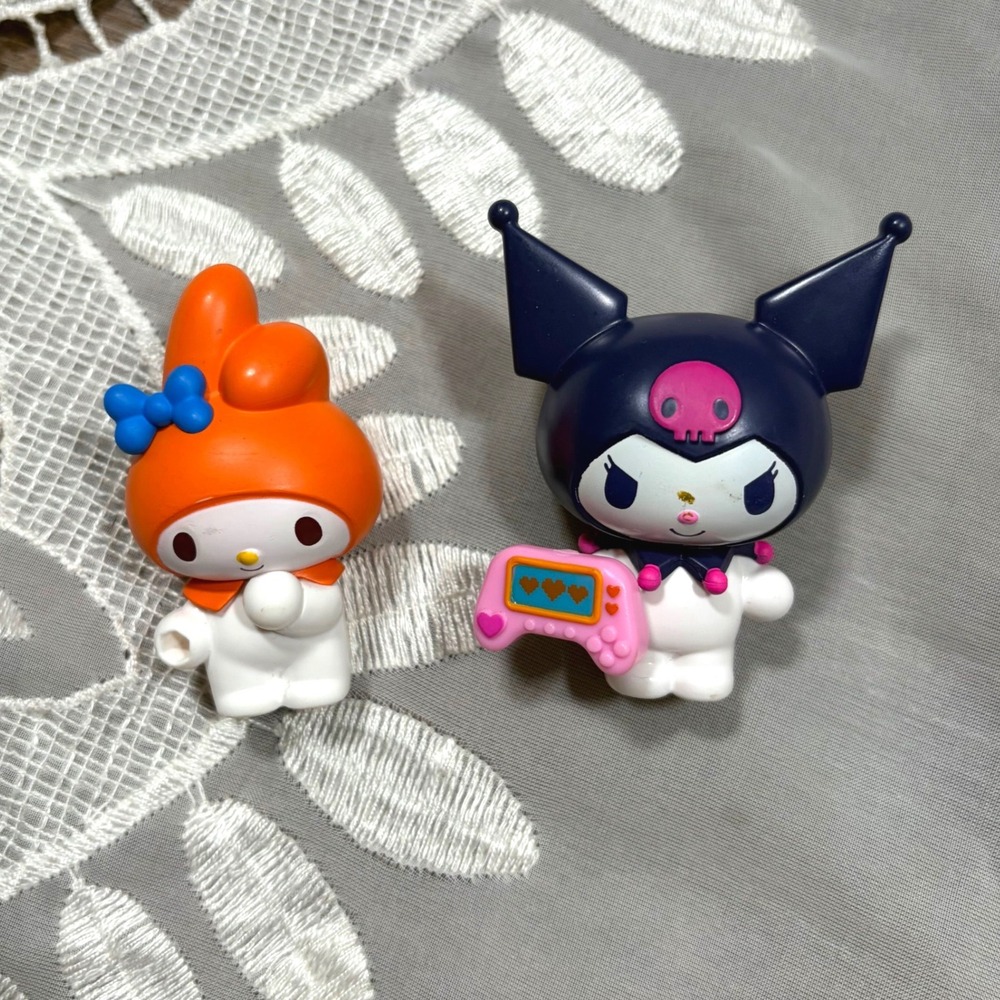 Sanrio Jazwares My Melody and Kuromi Mini Figure Set Orange Purple 4390